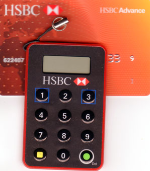 HSBC Advance ATM Card and Security Device