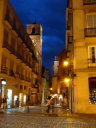 night view of Malaga