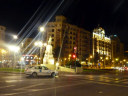 night view of Malaga