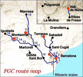 FGC route map