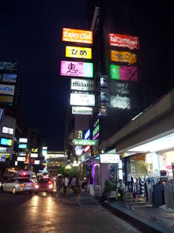 Thaniya Street in Bangkok