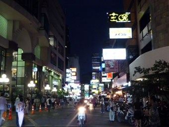 Thaniya Street in Bangkok