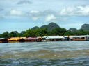 Longtail boat ride down the River Kwai