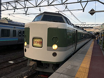 JR overnight train "Rapid Moonlight Shinshu 81th"