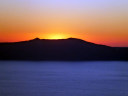 Caldera in Fira after sunset