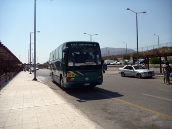 Santorini's Buses
