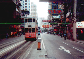 tram in Hong Kong