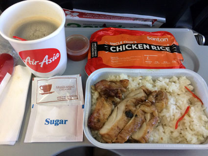 Air Asia in-flight meal