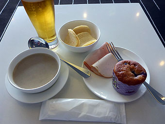Qantas Business Lounge at Narita International Airport