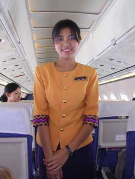 flight attendant of Air Mandalay