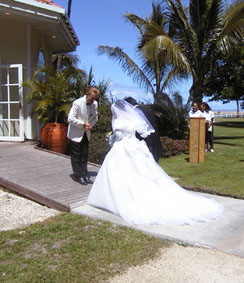 my friend's wedding ceremony