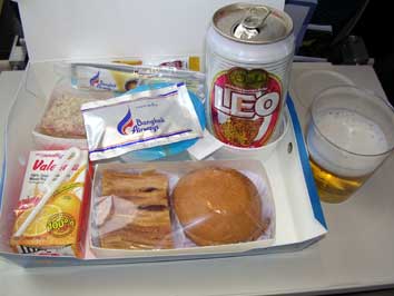 in-flight meal of the PG635
