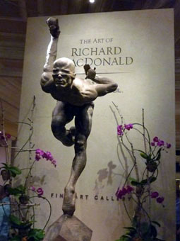in front of O Theatre in Bellagio