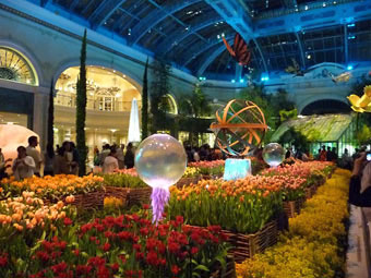 in front of O Theatre in Bellagio