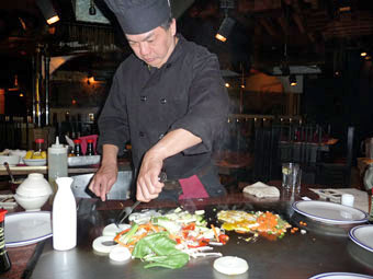 Mizuno's Japanese steakhouse