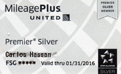 2015 UA Mileage Plus Premier Card
